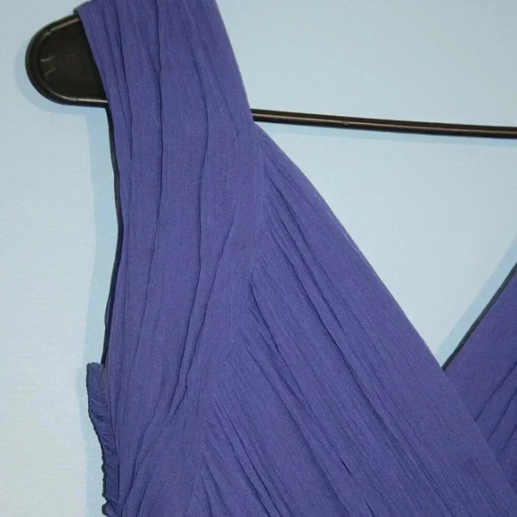 Banana Repulic Mid Length Sleeveless Navy-Blue Dress - Picture 3 of 15